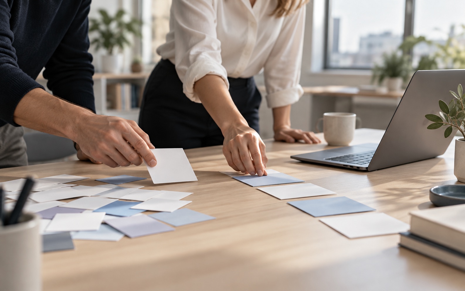 Illustration af procesanalyse med arbejdsgangskort